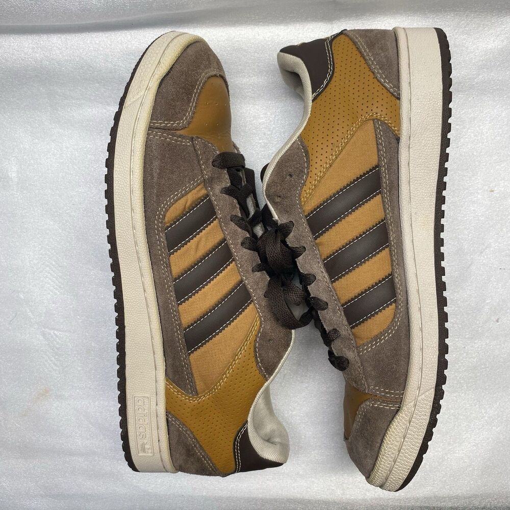 Adidas Daily 3.0 Skate Shoes Mens 11.5 Copper Brown Suede Sneakers - Picture 5 of 10